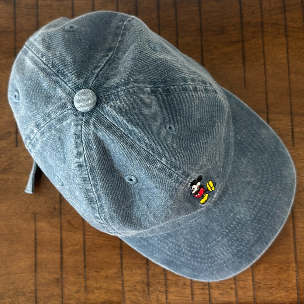 Denim Mickey Disney hat